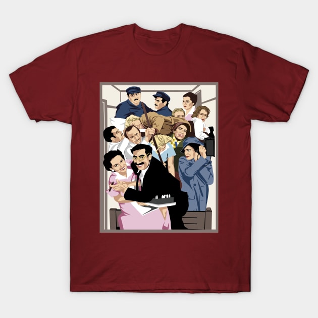 MARX BROTHERS The Stateroom T-Shirt by Tiro1Linea